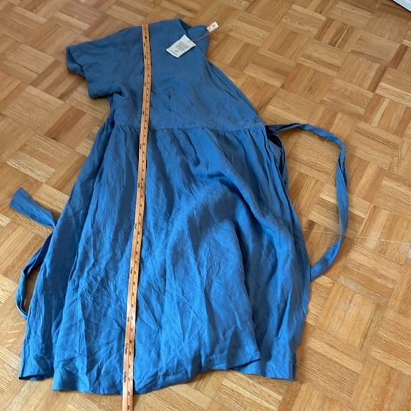 Blue Wrap Dress - Picture 5 of 10